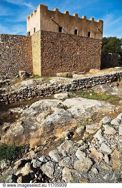 Ciutadella poblado ibérico - Calafell - Baix Penedés - Tarragona - Cataluña - España - Europa.