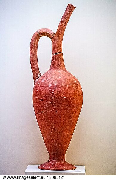 Clay vessel  museum in Bogazkale  finds from the Hittite period  Turkey  Bogazkale  Turkey  Asia