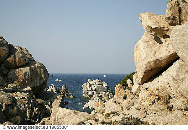 Cliffs in Sardinia