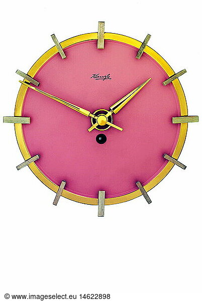 clocks  wall clock  made by Kienzle  Germany  circa 1956