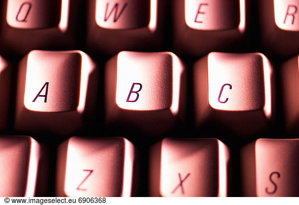 Close-Up of ABC on Computer Keyboard