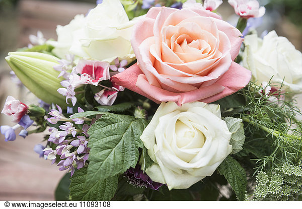Close-up of bouquet of flowers  Munich  Bavaria  Germany