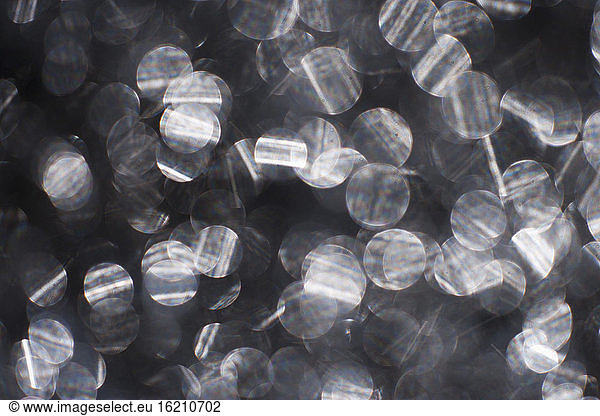 Close up of defocused of metal wire