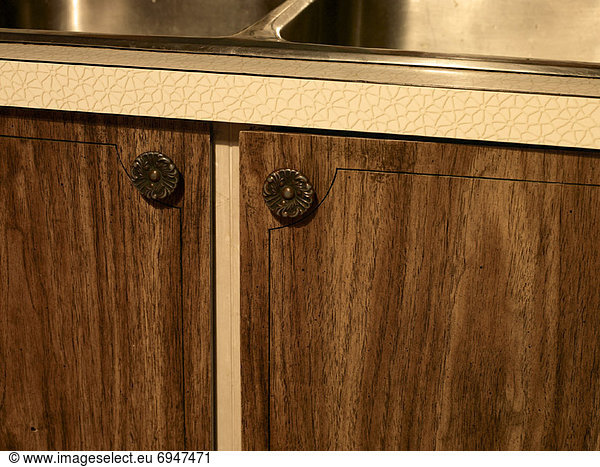 Close-up of Kitchen Sink and Cabinet