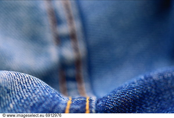 Close-up of Old Jeans
