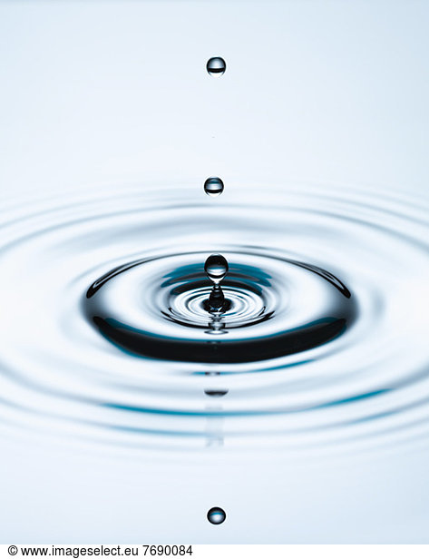 Close up of splashing water droplet