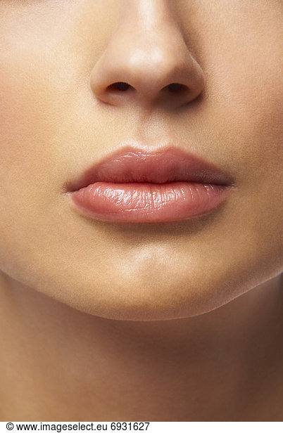 Close-Up of Womans Lips