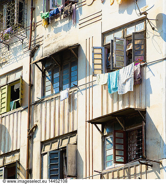Clothes Drying From Apartment Windows