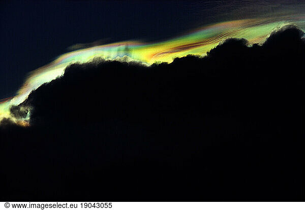 Cloud iridescence (Wolken Irisation)