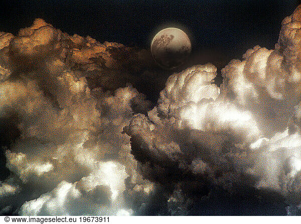 cloud moon
