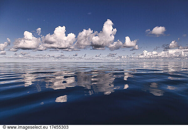 Clouds under the sea  Seascape