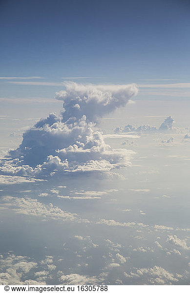 Cloudscape above the Mediterranean Sea