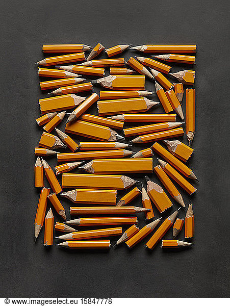 Cluster of Pencils Arranged in Tablet