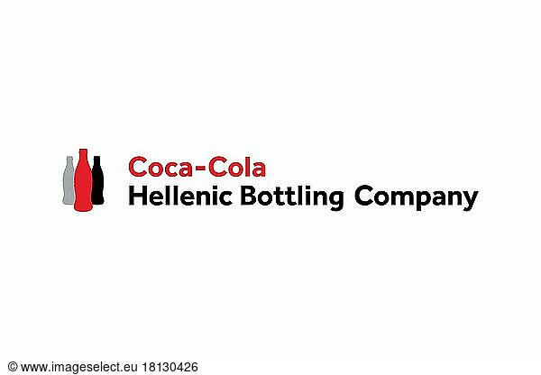 Coca Cola Hellenic Bottling Company  Logo  Weißer Hintergrund