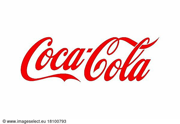 Coca Cola  Logo  Weißer Hintergrund