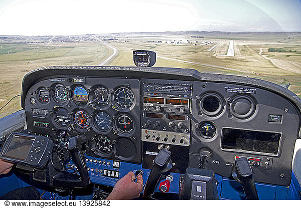 Cockpit View of Landing