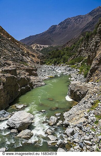 Colca-Fluss  Colca-Schlucht  Peru