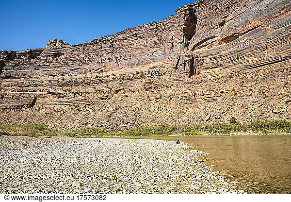 Colorado River in Utah  USA