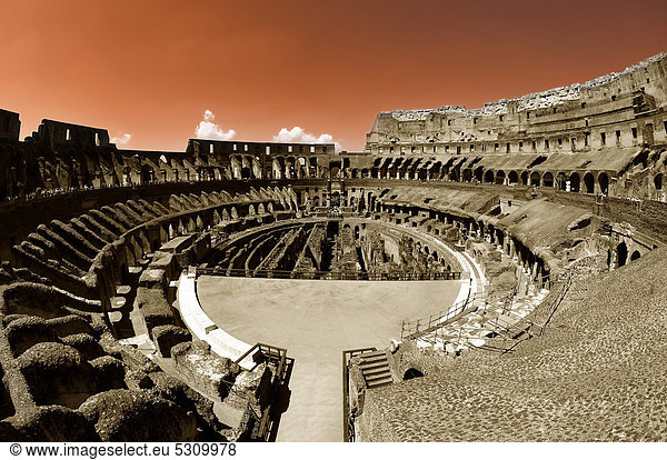Coloseum oder Kolosseum  Rom  Latium  Italien  Europa