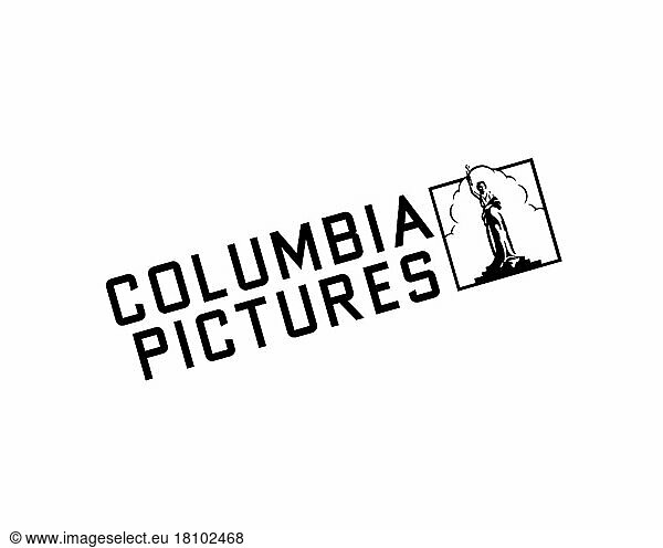 Columbia Pictures  gedrehtes Logo  Weißer Hintergrund