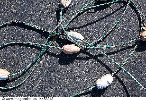 Commercial Fishing Ropes  Fisherman's Terminal  Seattle  Washington