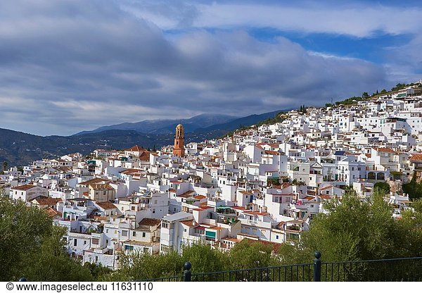 Competa. Axarquia  Traditional white town  Malaga province  Andalucia  Spain.