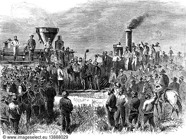 Completion of Transcontinental Railroad  1869