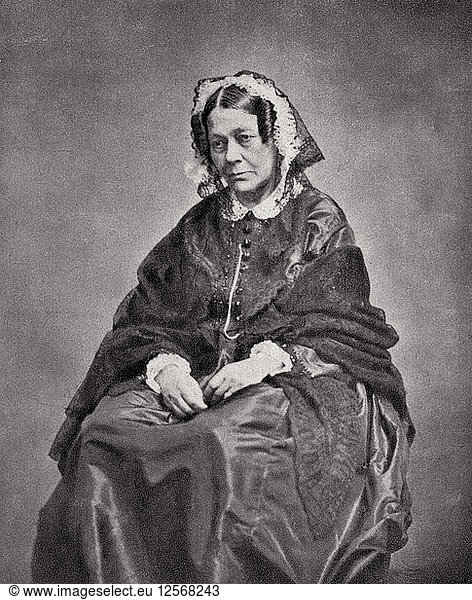 Comtesse de Segur  Russian-born French author  1860. Artist: Unknown