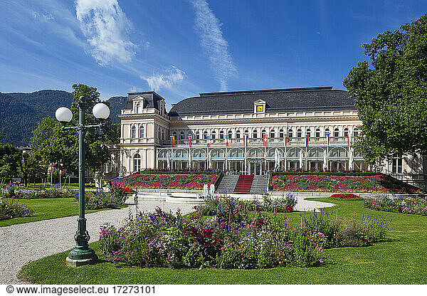 Congress and Theater House in Kurpark  Salzkammergut  Bad Ischl  Upper Austria  Austria