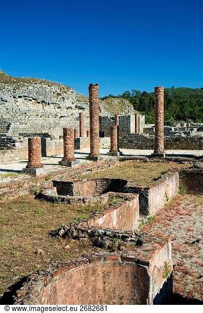 Conimbriga römischen Ruinen  Coimbra  Beira Litoral  Portugal
