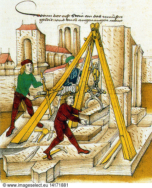 Constructing Church of Bern  15th Century