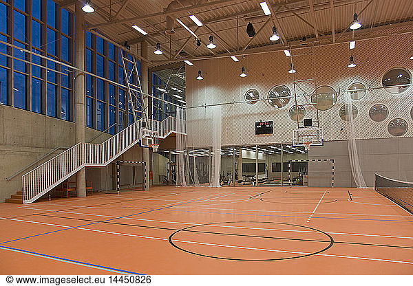 Contemporary University Sports Club Interior