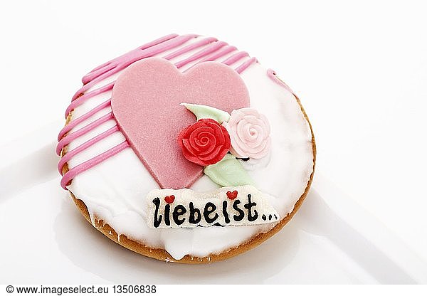 Cookie  Amerikaner  Liebe ist...  Love is...  written on it