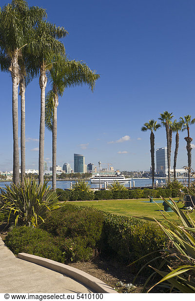 Coronado Island und San Diego Skyline Kalifornien USA