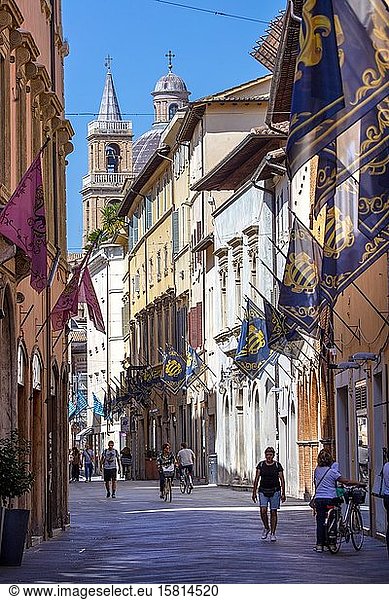 Corso Cavour  Foligno  Perugia  Umbrien  Italien  Europa