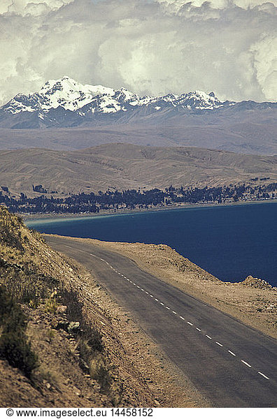 Costal Road at Lake Titicaca