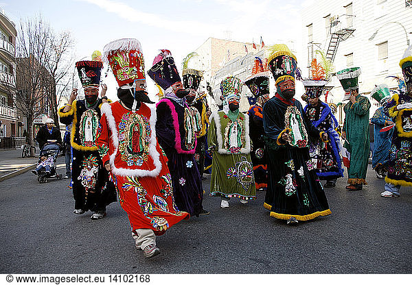 Costumed Mexican Dancers