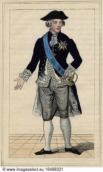 Costumes Françaises – Règne de Louis XVI.