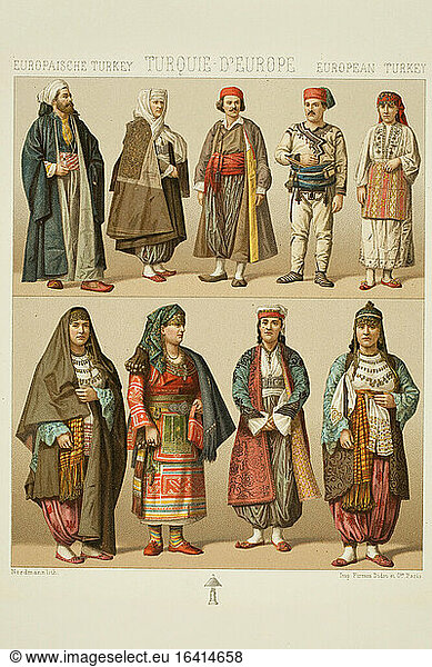 Costumes from Prizren and Shkodra