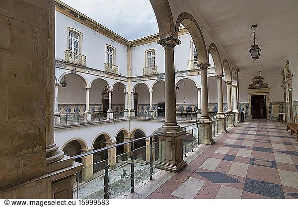 Courtyard of University of Coimbra. Beira Litoral  Portugal.