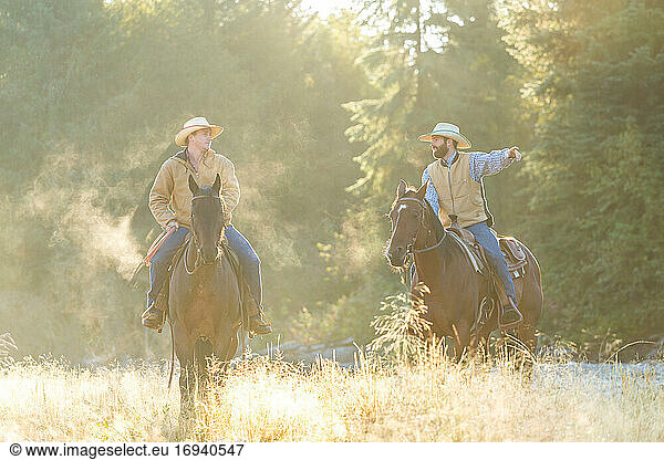 Cowboys & Pferde  Britisch-Kolumbien  Kanada.