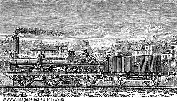 Crampton Steam Locomotive  1846