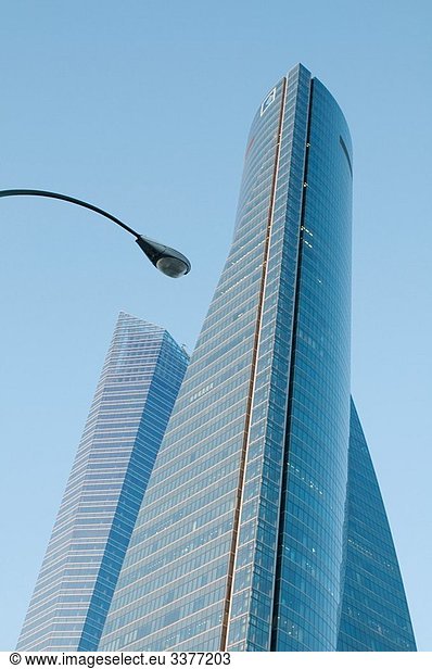 Cristal Tower and Espacio Tower  Cuatro Torres Business Area. Madrid  Spain.