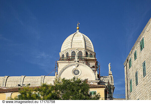 Croatia  Sibenik-Knin County  Sibenik  Dome of Cathedral of Saint James
