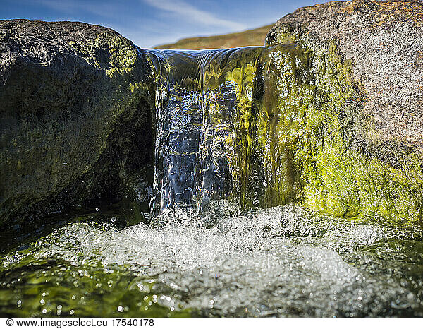 Crystal clear stream in Hardangervidda