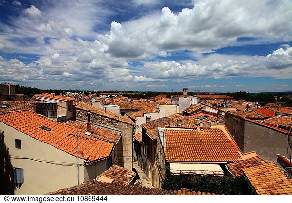 Dächer in Arles,  Provence-Alpes-Cote d'Azur,  Frankreich