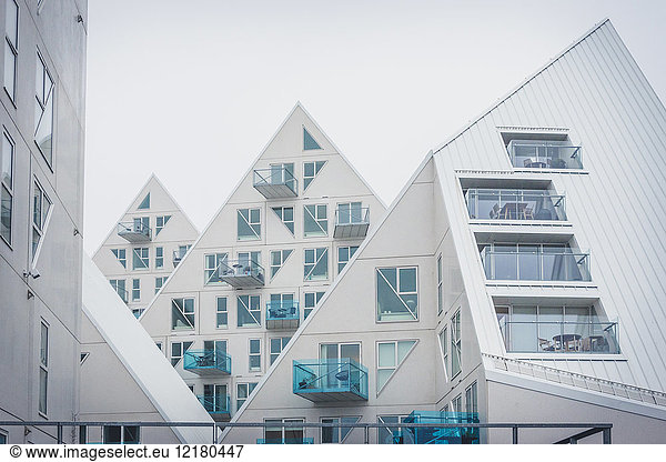 Dänemark  Aarhus  moderne Mehrfamilienhäuser