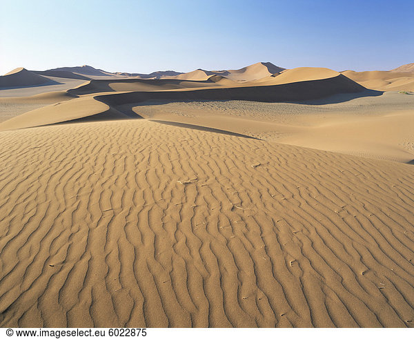 Dünen und Meer Dünen Sesriem  Namib Naukluft Park  Namibia  Afrika