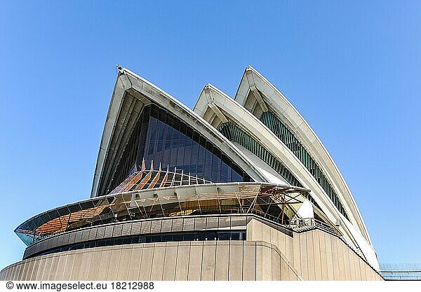 Dach des Opernhauses von Sydney in Australien