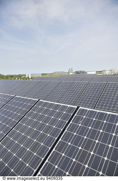 Dach Energie energiegeladen Sonnenenergie Elektrizität Strom Photovoltaik